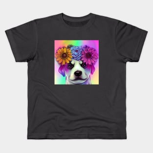 Hippie Dog Kids T-Shirt